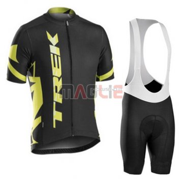 Maglia Trek manica corta 2016 giallo e nero