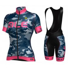 2017 Maglia Donne ALE camuffamento blu