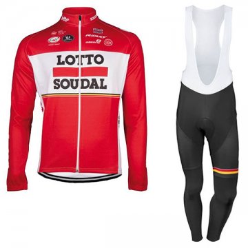 2017 Maglia Lotto Soudal ML rosso