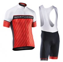 2017 Maglia Northwave rosso e bianco