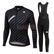 Maglia Donne Sportful Manica Lunga 2020 Nero Bianco