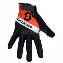 2020 Scott Guanti Dita Lunghe Ciclismo Nero Arancione