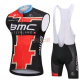 Gilet Antivento BMC 2018 Rosso e Nero