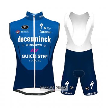 Gilet Antivento Deceuninck Quick Step 2021 Blu