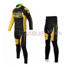 Maglia Livestrong manica lunga 2009 giallo e nero