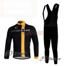 Maglia Livestrong manica lunga 2011 nero e giallo