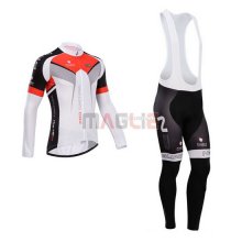 Maglia Nalini manica lunga 2014 rosso e bianco