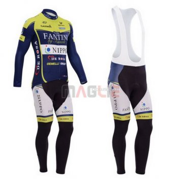 Maglia Vini fantini manica lunga 2014 verde e blu