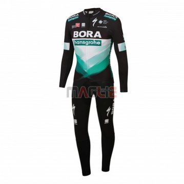 Maglia Bora-Hansgrone Manica Lunga 2020 Nero Verde(1)