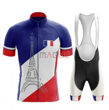 Maglia Campione Francia Manica Corta 2020 Blu Bianco Rosso(1)