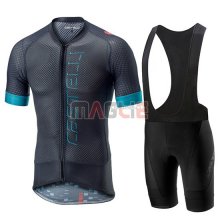 Maglia Castelli Climber's 2.0 Manica Corta 2019 Nero Celeste