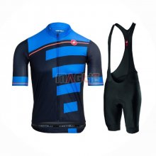 Maglia Castelli Manica Corta 2021 Blu Nero