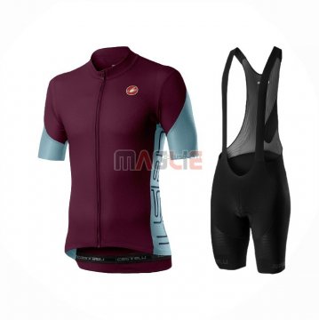 Maglia Castelli Manica Corta 2021 Spento Viola