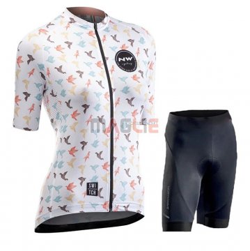 Maglia Donne Northwave Manica Corta 2020 Bianco