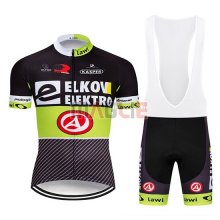 Maglia Elkov Elektro Manica Corta 2019 Nero Verde