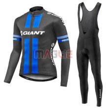 Maglia Giant manica lunga 2016 nero e blu