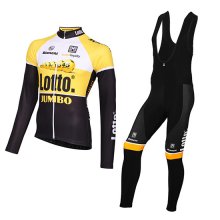 Maglia Lotto NL Jumbo Manica Lunga 2015 giallo e nero