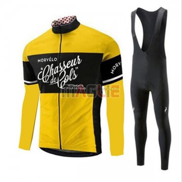 Maglia Morvelo Giallo Manica Corta 2018