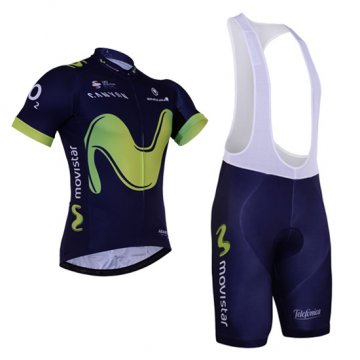 Maglia Movistar Manica Corta 2017 nero