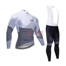 Maglia Northwave Manica Lunga 2020 Bianco Grigio