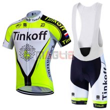 Maglia Tinkoff manica corta 2016 nero e verde