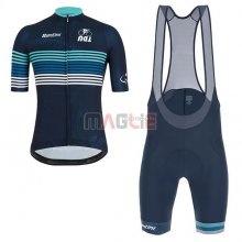 Maglia Tour Down Under Manica Corta 2019 Blu