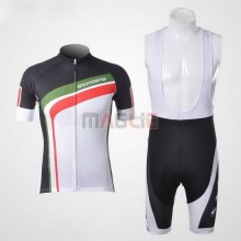 Maglia Giordana manica corta 2012 bianco e rosso