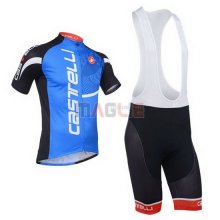Maglia Castelli manica corta 2013 nero e blu