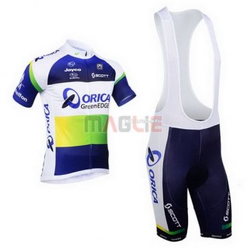 Maglia GreenEDGE manica corta 2013 blu e bianco