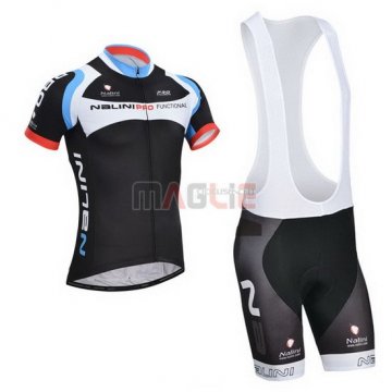 Maglia Nalini manica corta 2014 nero e bianco