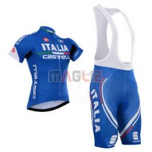 Maglia Castelli manica corta 2015 blu