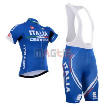 Maglia Castelli manica corta 2015 blu