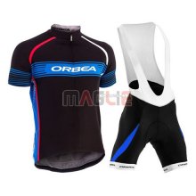 Maglia Orbea manica corta 2015 nero e celeste