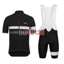 Maglia Rapha manica corta 2015 nero e bianco