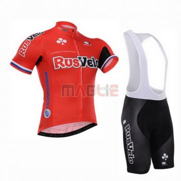 Maglia Rusvelo manica corta 2015 rosso