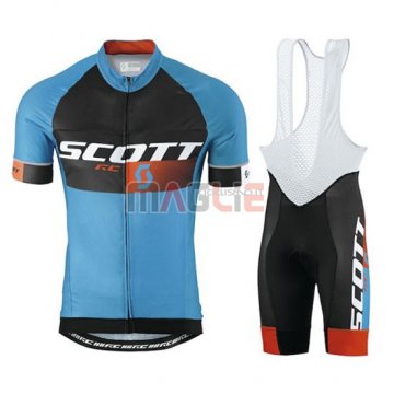 Maglia Scott manica corta 2015 nero e blu