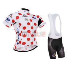 Maglia Tour de France manica corta 2015 Bianco e rosso