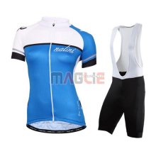 Donne Maglia Nalini manica corta 2016 bianco e blu