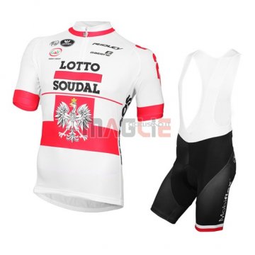 Maglia Lotto manica corta 2016 rosso e bianco