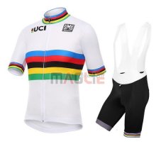 Maglia UCI manica corta 2016 blu e bianco