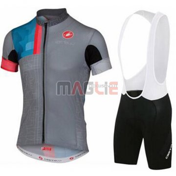 Maglia Castelli manica corta 2016 grigio