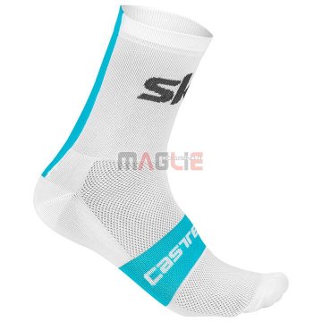 2018 Sky Copriscarpe Ciclismo Bianco