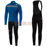 Maglia Castelli Puro 3 Manica Lunga 2019 Blu Nero