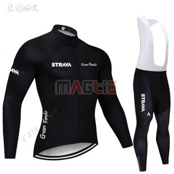 Maglia STRAVA Manica Lunga 2019 Nero