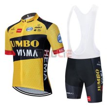 Maglia Jumbo Visma Manica Corta 2020 Giallo Nero