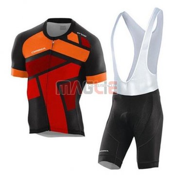 Maglia Orbea Manica Corta 2020 Nero Arancione Rosso