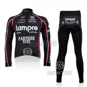 Maglia Lampre manica lunga 2010 nero