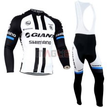 Maglia Giant manica lunga 2014 nero e bianco