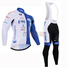 Maglia Uhc manica lunga 2015 bianco e celeste