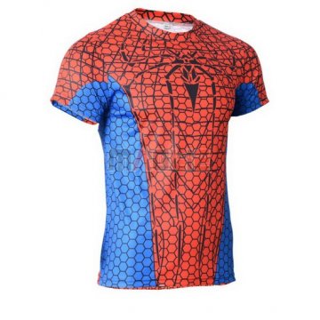 Maglia DISIDA Spider man manica corta celeste e rosso